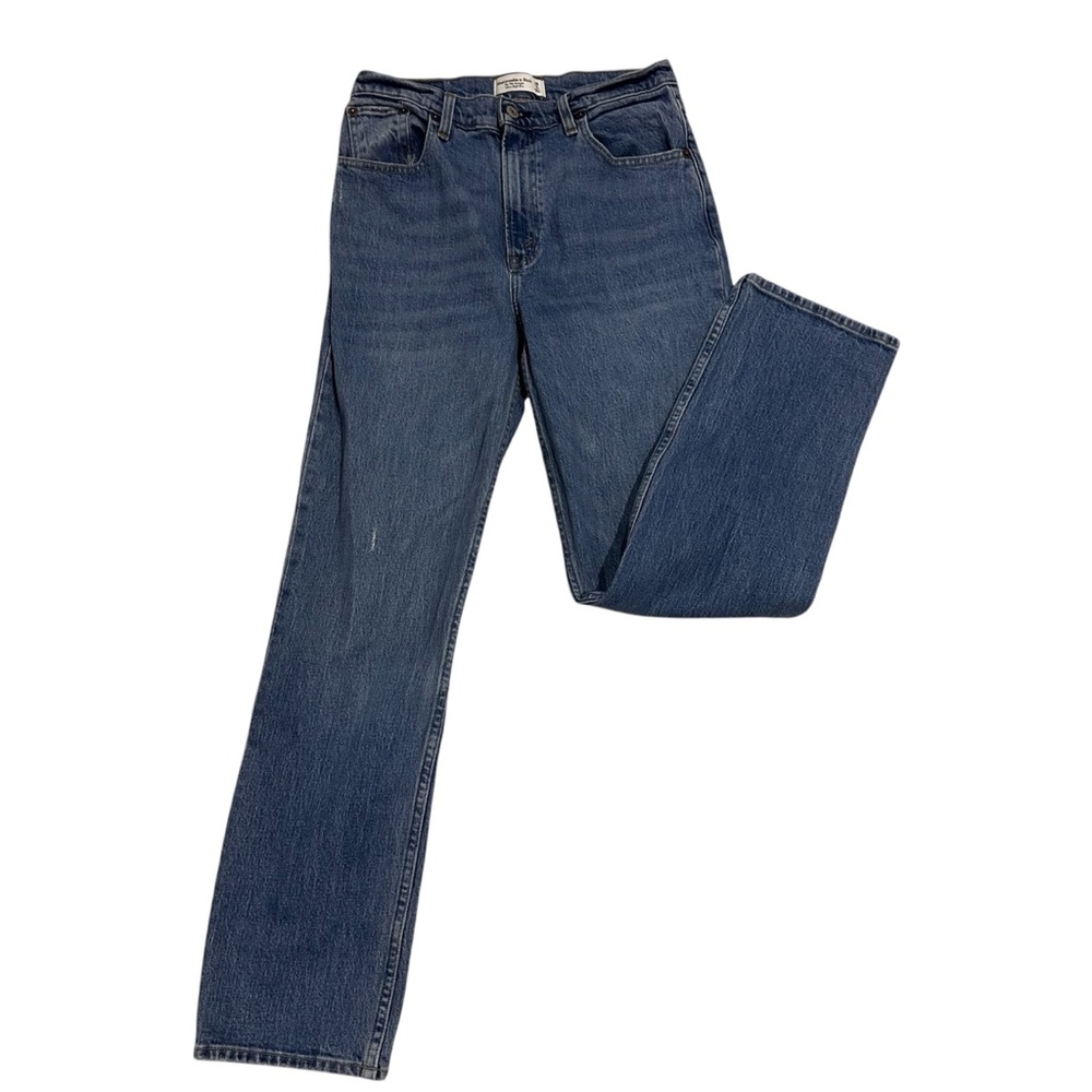 Abercrombie & Fitch Blue Straight Leg Jeans